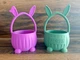 Корзина Пасхальная С Ушами Кролика Easter Basket With Bunny Ears Розовый 17 См 3Д Печать - изображение 4