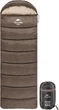 Спальник з капюшоном Naturehike U250 NH20MSD07, (6°C), правий, коричневий - изображение 1