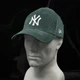 Вельветова зелена кепка New Era New York Yankees 39THIRTY S/M Stretch Fit Cap 60580837 - зображення 1