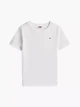 Футболка для подростка с круглым вырезом, Tommy Hilfiger, унисекс, белый цвет, р. XL (164 см) - изображение 1