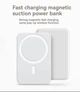 Магнітний Power Bank MagSafe , ємність 5000 mAh, бездротове заряджання, захист від перегріву та перезаряджання - зображення 1