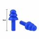 Беруши универсальные для плавания и от шума в пластиковом футляре Earplugs Blue (синий) - изображение 2