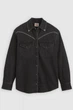 Жіноча джинсова сорочка Levi's 40(XS) Чорний джинс (141056) - зображення 2