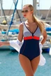 Купальник слитный с уплотнённой чашкой Aqua Speed 48B/XL Синий-красный-белый (141348) - изображение 1