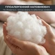 Подушка валик 15х40 см IDEIA ортопедическая, для шеи, сна, отдыха и поездок, гипоаллергенная беж - изображение 7