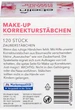 Ватні коригувальні палички для корекції макіяжу Ebelin Make-up Korrektur-Stäbchen 120 шт - зображення 3