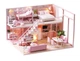 3D Румбокс кукольный дом DIY Cute Rom L-027 Pink house детский конструктор - изображение 3
