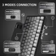 Ігрова механічна клавіатура ATTACK SHARK X85 Gradien black (Moonlit night) - изображение 4