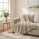 Плед мягкий на диван и кровать Honey Soft LUX 200х230см (Евро), теплый фактурный плед-покрывало Бежевый - изображение 5