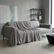 Плед мягкий на диван и кровать Honey Soft LUX 150х200см (полуторный), теплый фактурный плед-покрывало Серый - изображение 4