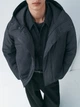 Куртка Uniqlo розмір S темно сіра (08) (480064) - изображение 4