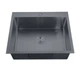 Мийка Zerix ZH5045-215 Nano-Black (3.0/0.8) з нерж. сталі (MX1580) (00149315) - зображення 1