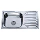 Мийка кухонна Zerix Z7642-08-180E (Satin) (ZX1602) (00149498) - зображення 1