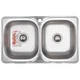 Мийка кухонна Zerix Z7848D-08-180E Double (Satin) (ZS0578) (00149577) - изображение 1