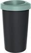Відро для сміття Prosperplast Compacta R кругле 25 л Чорний/Зелений (5905197461069) - зображення 1