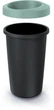 Відро для сміття Prosperplast Compacta R кругле 25 л Чорний/Зелений (5905197461069) - зображення 2