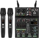 Bezprzewodowy system mikrofonowy DNA MIXMIC 2 z mikserem audio (5908249813908) - obraz 1
