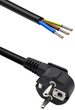 Kabel zasilający Qoltec 3x1.50 mm² - Schuko CEE 7/7 (E/F) 5 m Black (5901878546131) - obraz 1