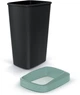 Відро для сміття Prosperplast Compacta Q прямокутне 45 л Чорний/Зелений (5905197460741) - зображення 3
