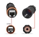 Муфта з’єднувальна RJ45 на зовн. викор., екранований, кат. 6А, 10Gbps, IP68, LW-WP6AS-A - зображення 5