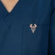 Значок медику BROCHE брошь бижутерия Кадуцей с крыльями медный BRGV114610 - изображение 3