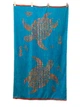 Пляжний рушник Le Comptoir de la plage Murietta 90x160 cм бавовняний велюровий махровий легкий компактний для пляжу басейну One size Блакитний (ZIK0000028156) - изображение 2