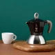Гейзерная кофеварка Bialei 100 мл Moka Induction Black 2 чашки Store - изображение 2
