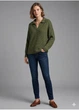 Джемпер SHEIN 3XL Хакі sz2506198229475943 - зображення 2