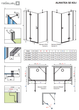 Душевая кабина RADAWAY Almatea SE Gold KDJ 100x90x195 132143-09-01L - изображение 2