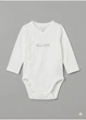 Боди лонгслив H&M 62 Белый 1237469 - изображение 2