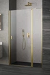 Душові двері RADAWAY Nes Brushed Gold DWJ II 110 см 10036110-99-01R - зображення 1