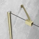 Стеклянная шторка для ванны RADAWAY Essenza Brushed Gold PND II 110 левая 110002110-99-01L - изображение 8
