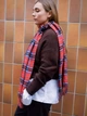 Шарф Uniqlo розмір 180х50 червоний (15) (478313) - изображение 4