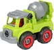 Zestaw pojazdów budowlanych Toi-Toys 4 szt 2420951 (8714627000795) - obraz 3