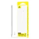 Стилус Baseus Smooth Writing PS3 Pro 360° Touch Operation Wired Charging Stylus Moon White (With Type-C*1 Cable and Tip*1) (B0004A01) - изображение 2