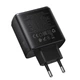 Мережевий зарядний пристрій HOCO C160A Upgrade PD65W(2C1A) charger Black (6942007672009) - изображение 7
