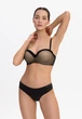 Комплект жіночої білизни бюстгальтер балконет Collection Just Deliht Marc&Andre S21-0450-BNM-SYk 80D-L Чорний - зображення 1