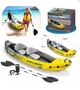 Надувной каяк Intex 68307 Explorer K2 – двухместная байдарка для активного отдыха на воде, 312 x 91 x 51 см (IND-68307) - изображение 7