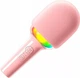 Дитячий караоке мікрофон PlaySound BT5.0 RGB-підсвітка 8 годин роботи рожевий - зображення 1
