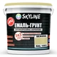 ЕМАЛЬ – ГРУНТ 3 в 1 акрил-поліуретанова шовковисто-матова Skyline RAL 1001 Бежева 12 кг - изображение 1