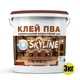 ПВА Клей универсальный водостойкий D2 SkyLine 3 кг - изображение 2