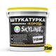Штукатурка "Короїд" Skyline Силіконова, зерно 1-1,5 мм, 25 кг - зображення 2