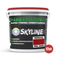 Краска резиновая суперэластичная сверхстойкая «РабберФлекс» SkyLine Красный RAL 3020 12 кг - изображение 2