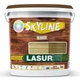 Лазурь декоративно-защитная для обработки дерева LASUR Wood SkyLine Дуб темный 5л - изображение 1