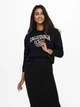 Худі ONLCOMFY LIFE L/S PRINT HOOD SWT 15241152-Black-Print:CALIFORNIA WHITE ONLY M Чорний 15241152-BLACK-PRINT:CALI S - изображение 1