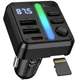 Автомобильное зарядное устройство FM модулятор HOCO E89 Libre 45W (1USB-A/1C) (Black) (250773) - изображение 3