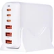 Мережевий зарядний пристрій Gelius Force GaN 100W GP-HC063 3USB-A + 3Type-C White - зображення 6