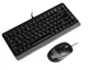 Комплект (клавиатура, мышь) A4Tech Fstyler F1110 Grey USB - изображение 4