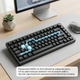 Клавиатура проводная Ajazz AK820 Red Switch USB-C Black (AK820-R-B) - изображение 15