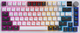 Клавиатура беспроводная GamePro Asgard Valhalla Pro QLAB Sakura Switch RGB Bluetooth/Wireless/USB-C White (MK160-W-D-QS-PRO) - изображение 2